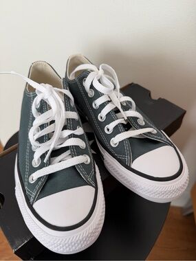 NEW Converse classic unisex low top all star canvas sneaker | true nature green